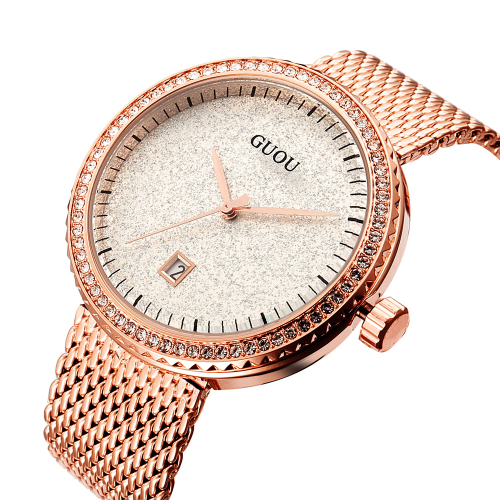 Mesh Stainless Strap - Guou Mode einfache Mesh Retro exquisite