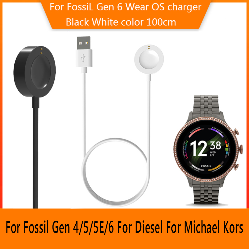 Fossil Watches Smartwatch Gen 6 - Smartwatch-Ladekabel für Fossil Gen6/Gen5/Gen4/Venture/Explorer/Diesel Sportuhr Magnetisches