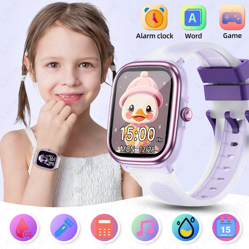 Kids Watches Not Smartwatch - LIGE Kinder Smartwatch 1,83 Zoll Herzfrequenz-Schlafmonitor
