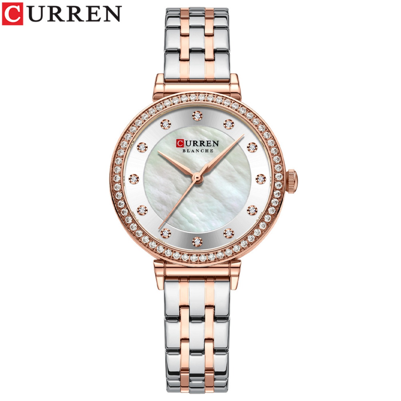 Ladies Fashion Watch - CURREN Top-Marke Damen Einfache Modische Quarzuhr