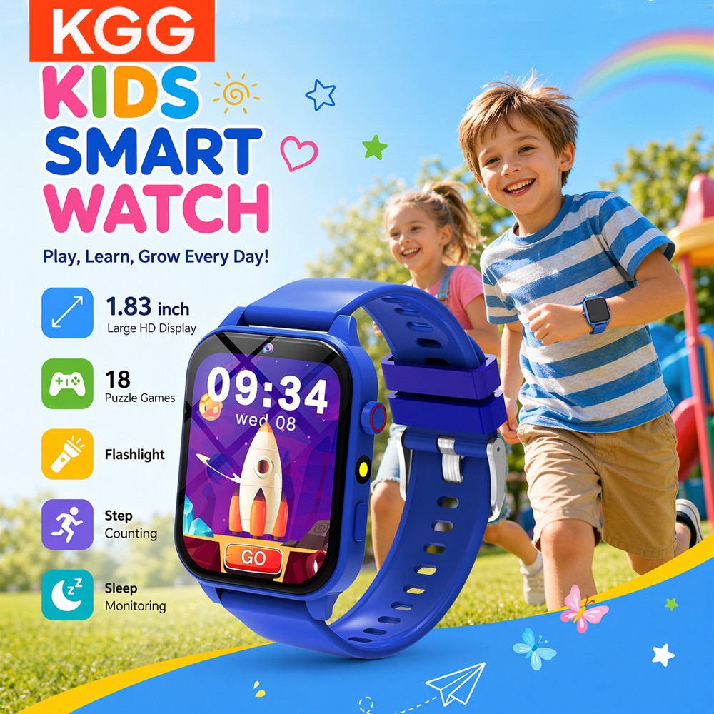 Kids Watches Not Smartwatch - Jungen Mädchen Smartwatch Kinder 1,83'' HD-Bildschirm