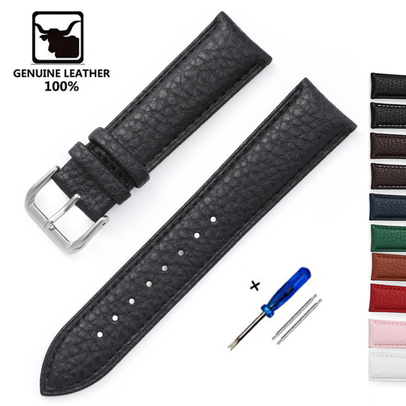 Nato Strap Nylon - Armband aus weichem Leder mit Litschi