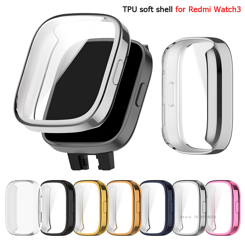 Smartwatch Redmi Watches - TPU weiches Silikon gehäuse Glas für