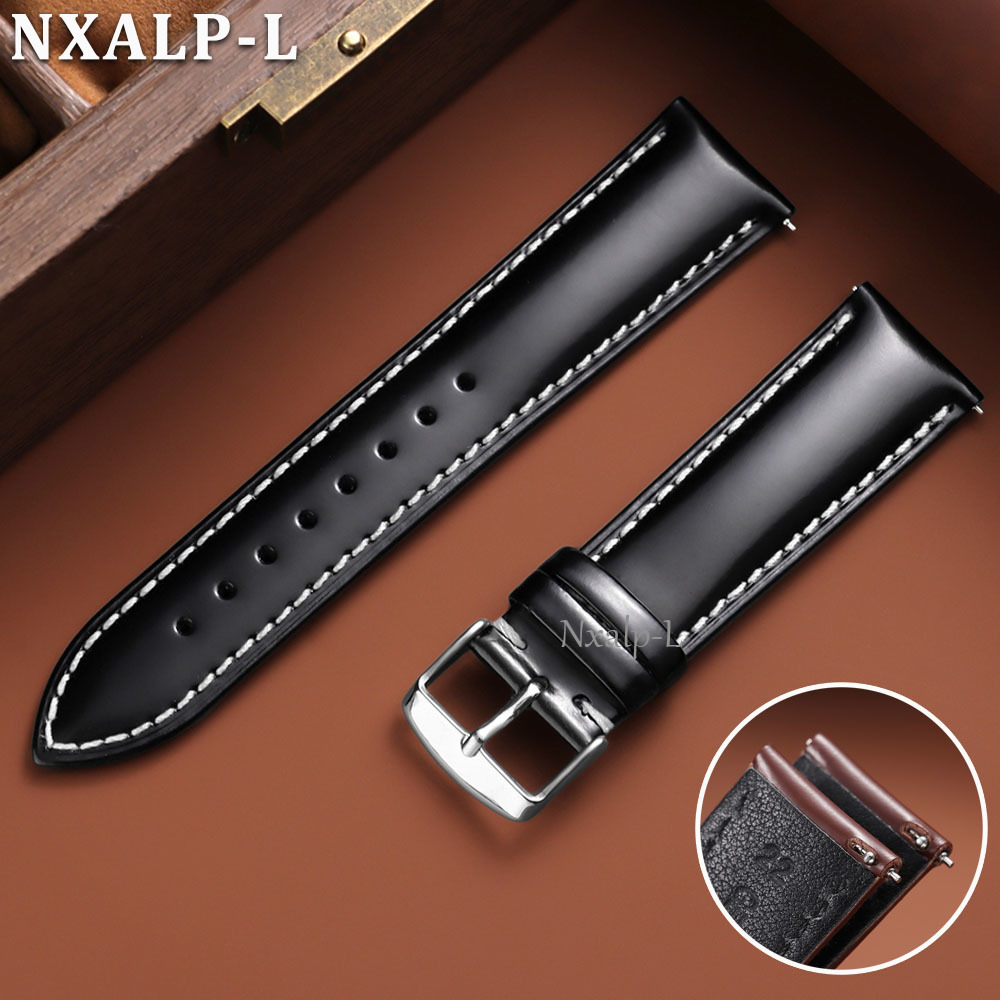 Omega Watch Speedmaster - Gefettetes Lederarmband für Omega für Seiko