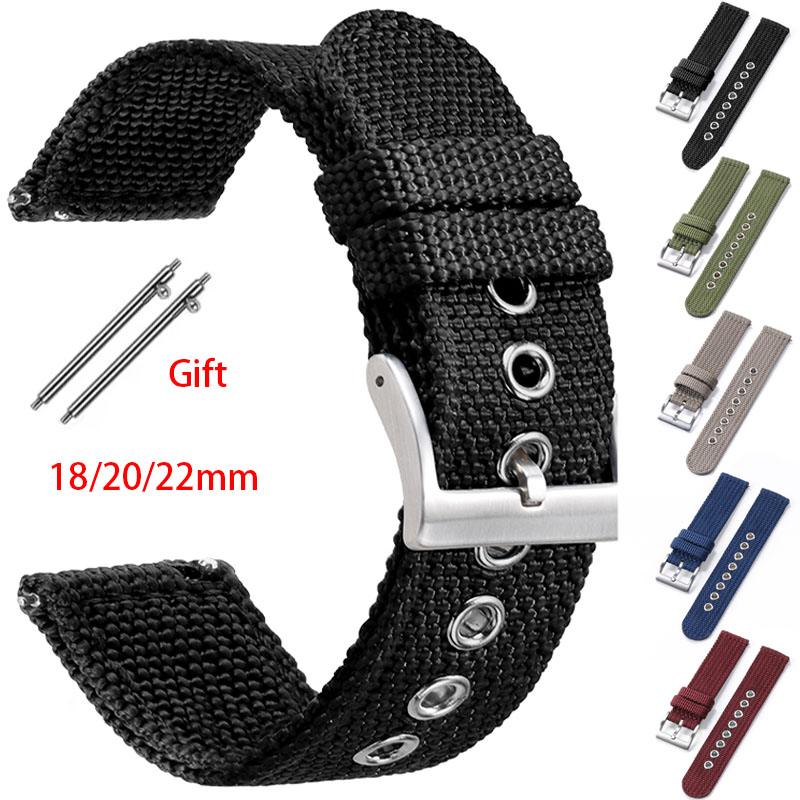 Nato Strap Nylon - Nylonband 18mm 20mm 22mm Band Canvas