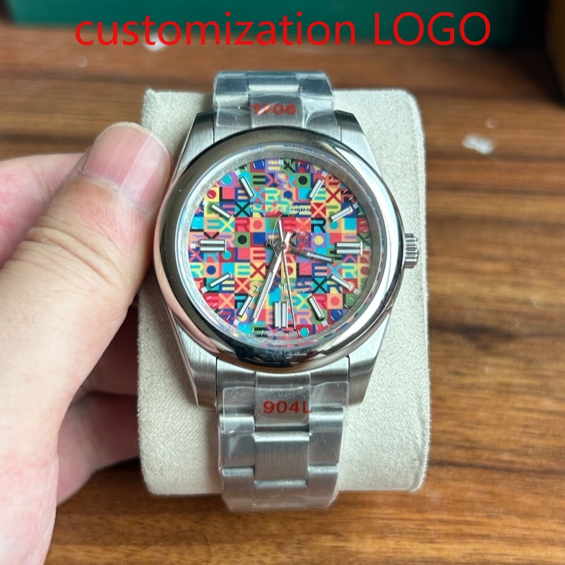 Ladies Fashion Watch - 31mm/36mm/40mm Farbenfrohe Luxus-Automatikuhr mit 904L-Zifferblatt und