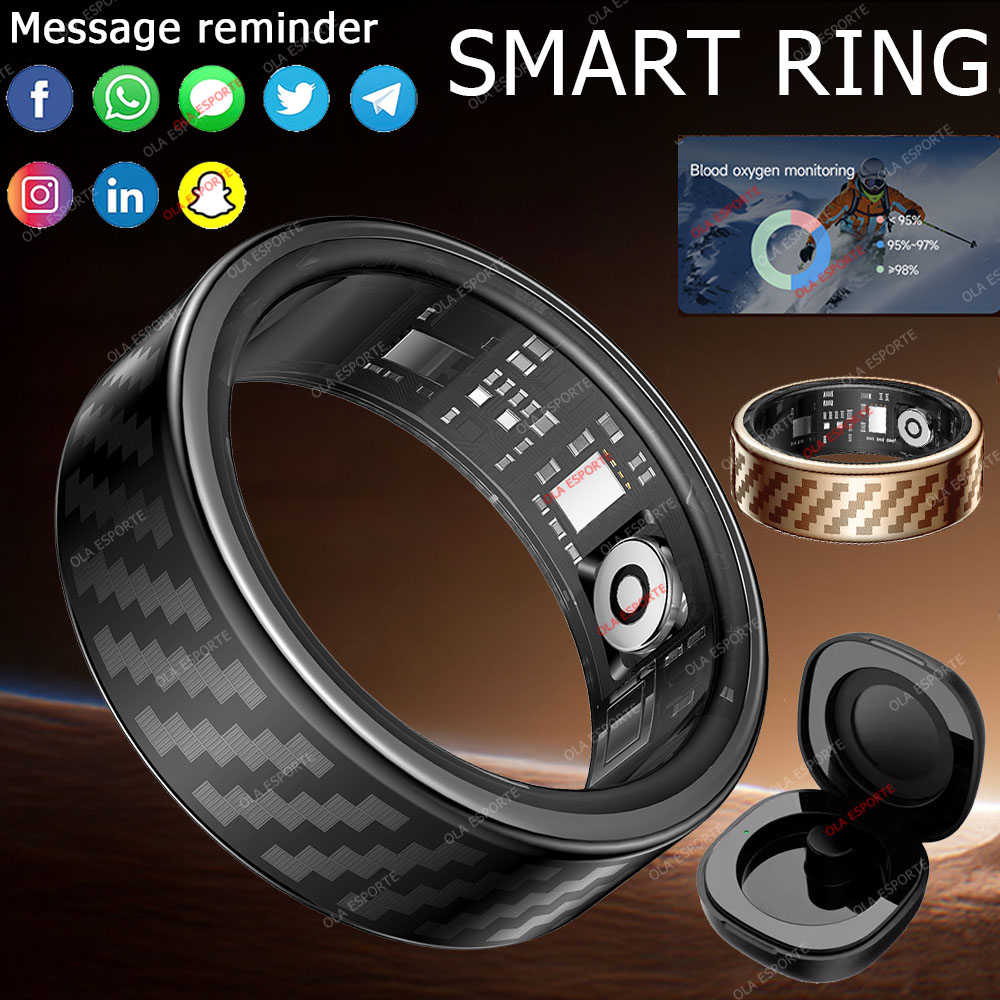 Smartwatch Health Watches For Women - Neuester Smart Ring Anruf Nachricht Benachrichtigung