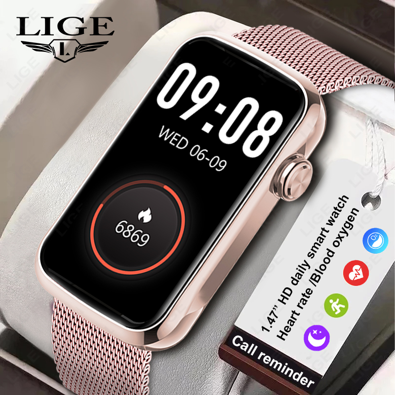 Smartwatch Ladies Watches For Women - LIGE 1,47'' Smart Uhr Frauen Männer