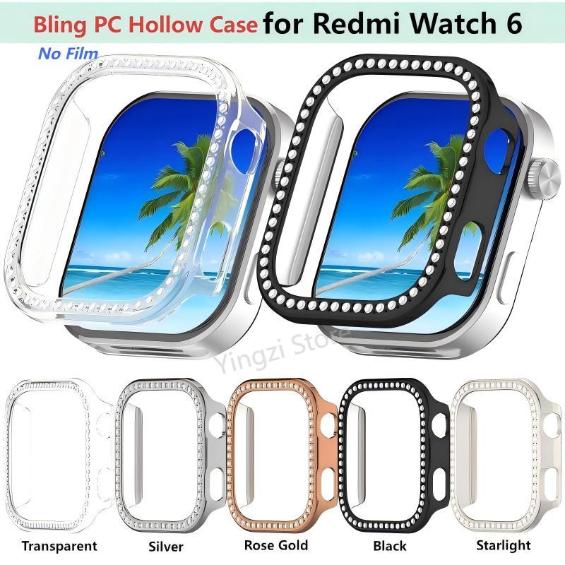 Smartwatch Redmi Watches - Bling PC Hohlgehäuse-Abdeckung für Redmi Watch