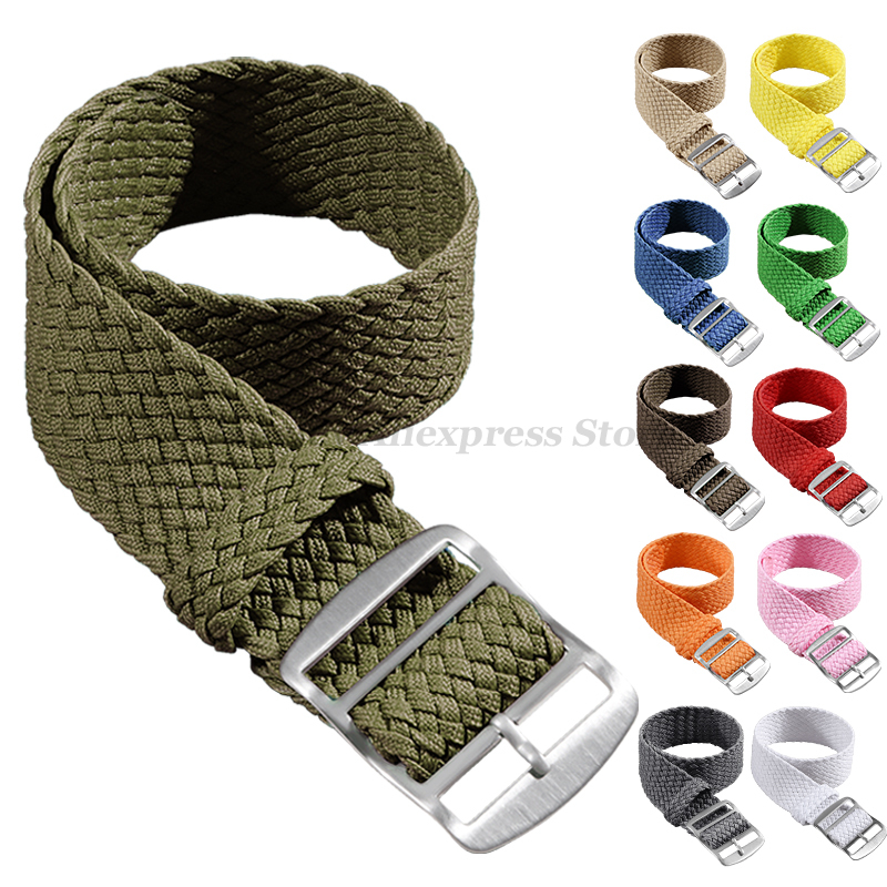 Nato Strap Nylon - Gewebtes Nylonarmband für Perlon-Uhrenarmband, hochwertige Mode,