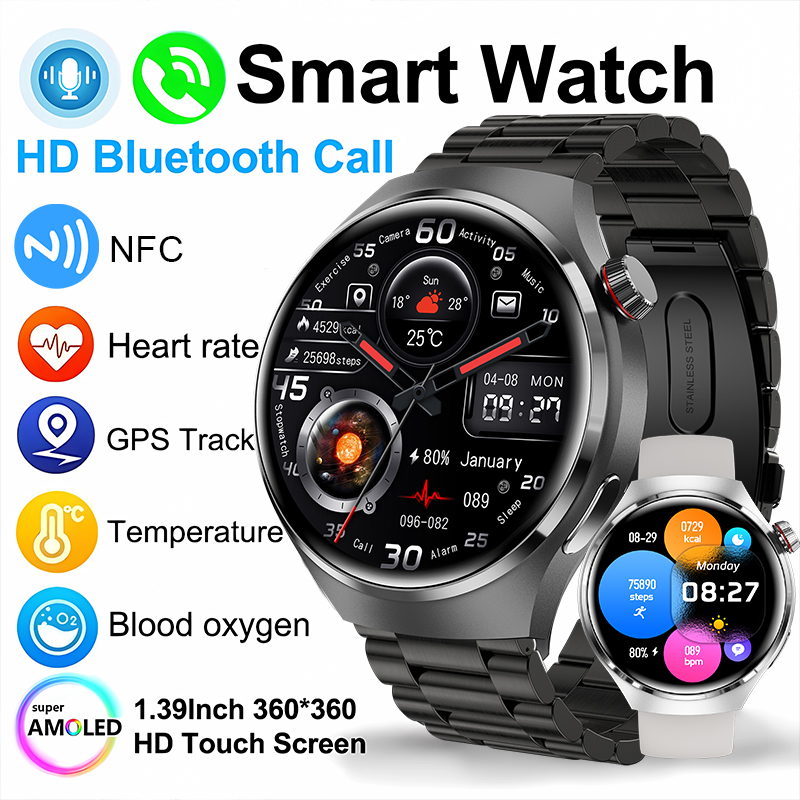 Smartwatch Watches For Women With Gps - 2026 Neue Smartwatch mit Herzfrequenzmessung, Gesundheitsmonitor,