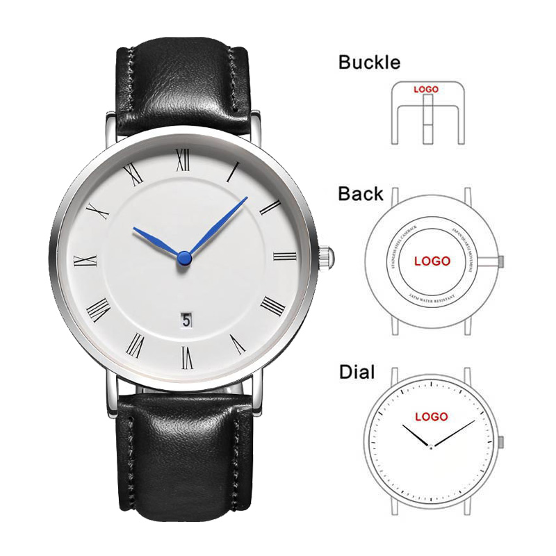 Ladies Fashion Watch - B-8210A Einfache Männer Uhren Mit Datum
