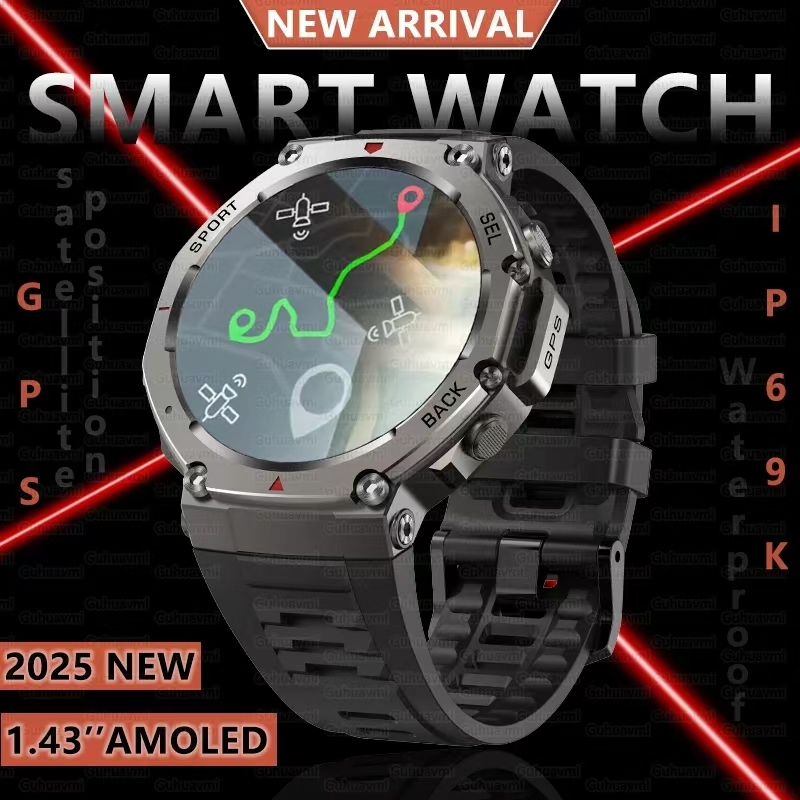 Watch Vs Smartwatch - North Edge GPS Smartwatch 360*360 HD-Bildschirm
