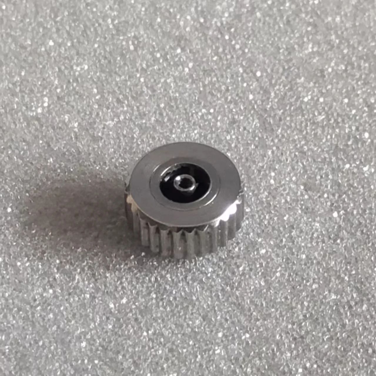 Watch Crown Pusher - 1 Stück silberfarbene Stahl-Uhrenkrone, 3,5 mm–7
