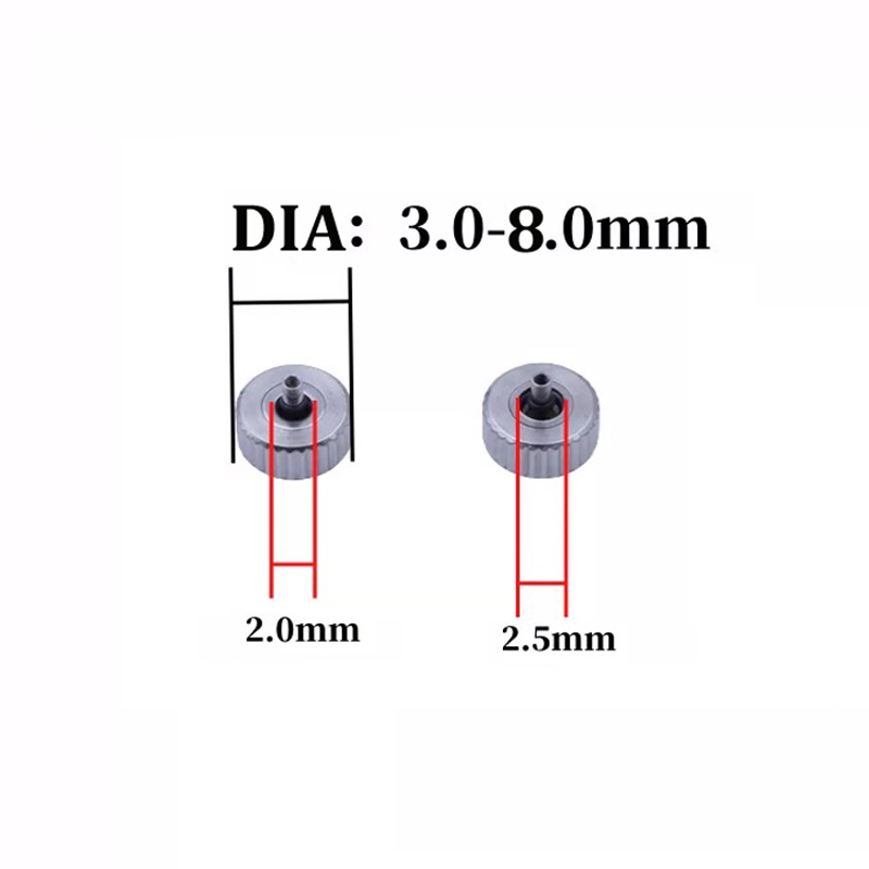 5 Stück/Set Flachrohr-Uhrenkro – Watch Crown Pusher Bewertung und Preis