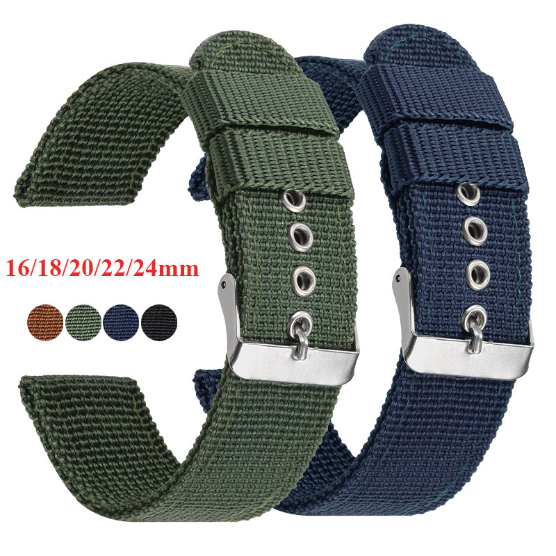 Nylon-Uhrenarmband, braun, grü – Nato Strap Nylon Bewertung und Preis