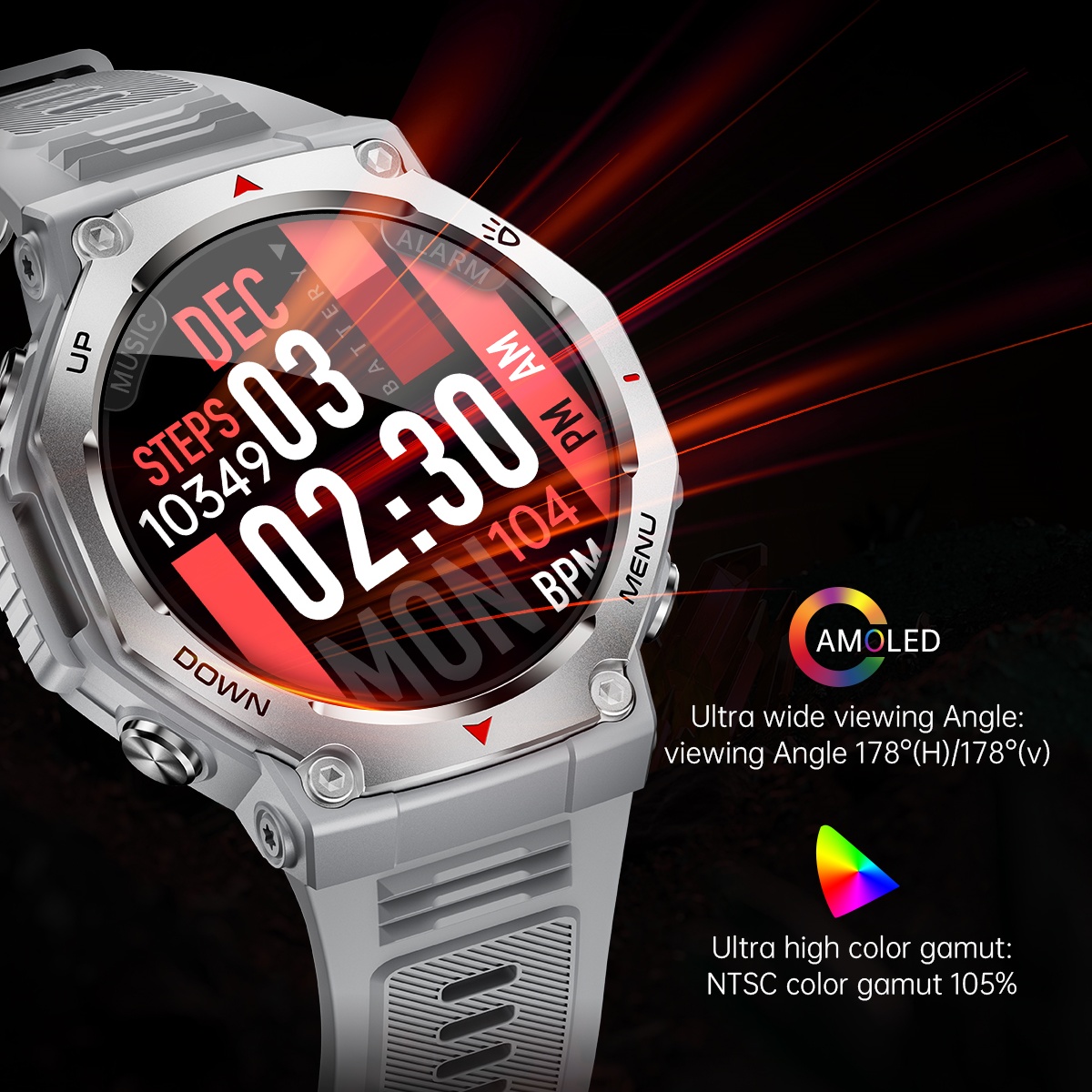 Für Android IOS Neue AMOLED Sm – Watch Vs Smartwatch Bewertung und Preis
