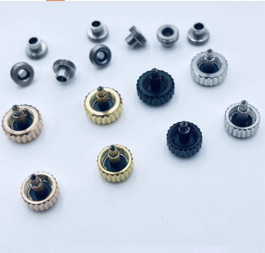 Edelstahl-Uhrenkrone für NH35- – Watch Crown Pusher Bewertung und Preis