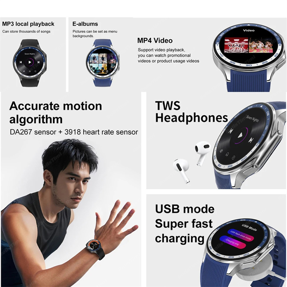 1,43 AMOLED Smart Uhr 3D Surro – Timex Watches Smartwatch Bewertung und Preis