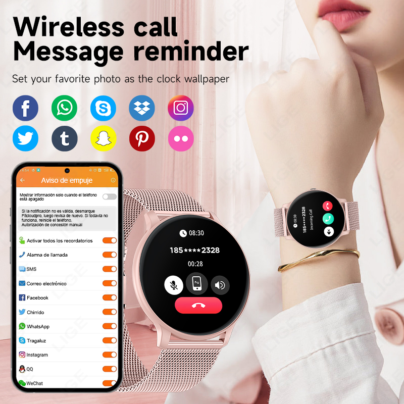 2026 Neue Damen Bluetooth-Anru – Smartwatch Health Watches For Women Bewertung und Preis