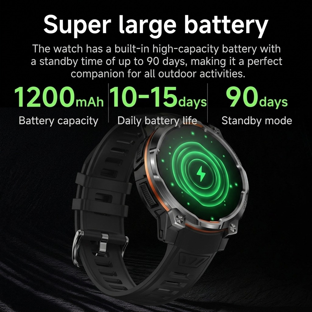 VWAR Ultra Smartwatch mit eing – Watch Vs Smartwatch Bewertung und Preis