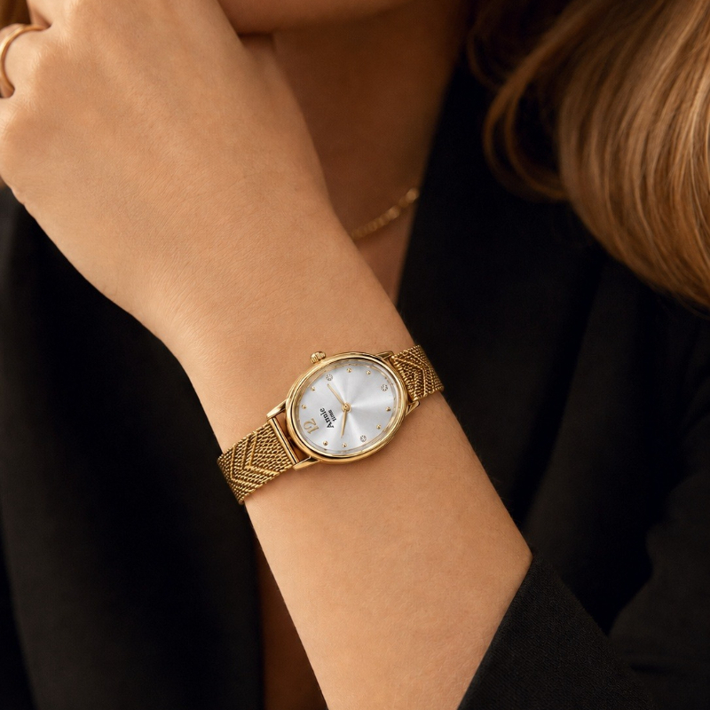 Top-Marke Luxusuhren für Damen – Mesh Stainless Strap Bewertung und Preis