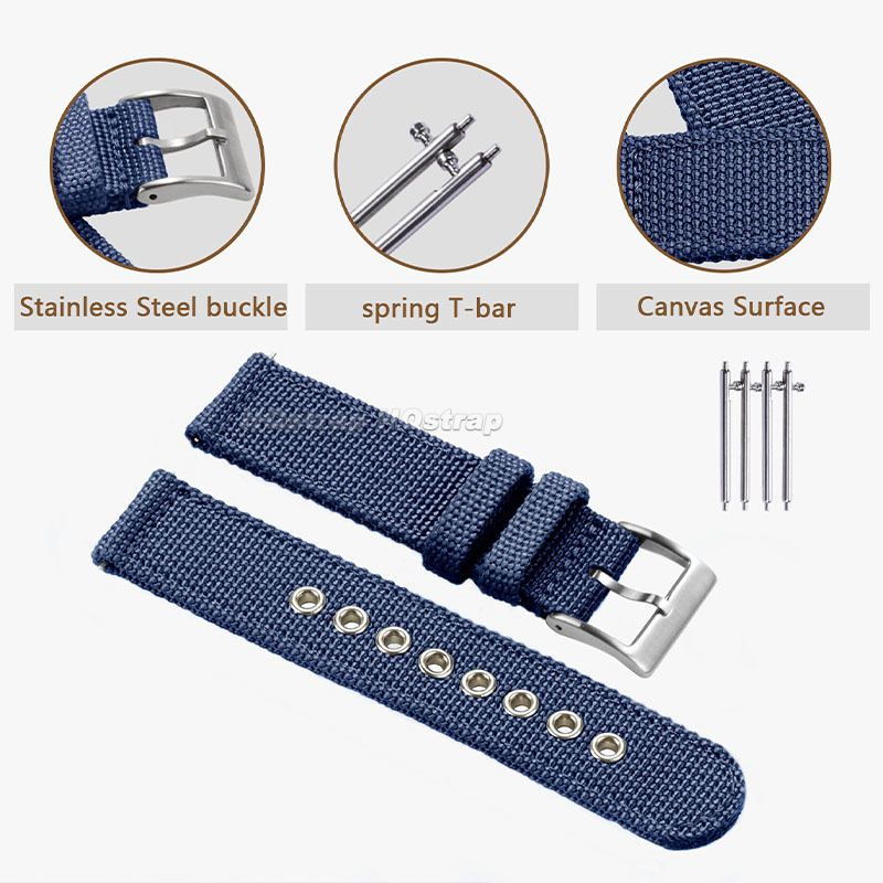 Nylonband 18mm 20mm 22mm Band  – Nato Strap Nylon Bewertung und Preis