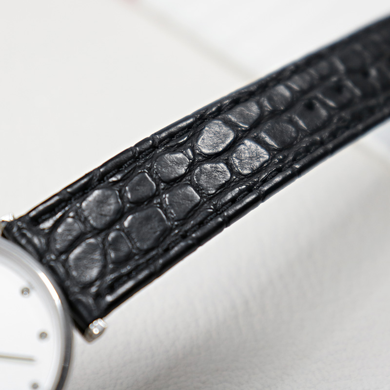 Dünnes Krokodil-Echtlederarmba – Omega Watch Speedmaster Bewertung und Preis
