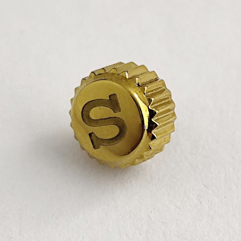 VK63 Krone Silber Schwarz Gold – Watch Crown Pusher Bewertung und Preis