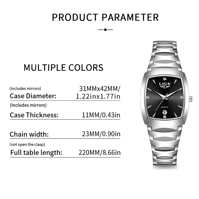 LIGE Uhr frauen Business Luxus – Ladies Fashion Watch Bewertung und Preis