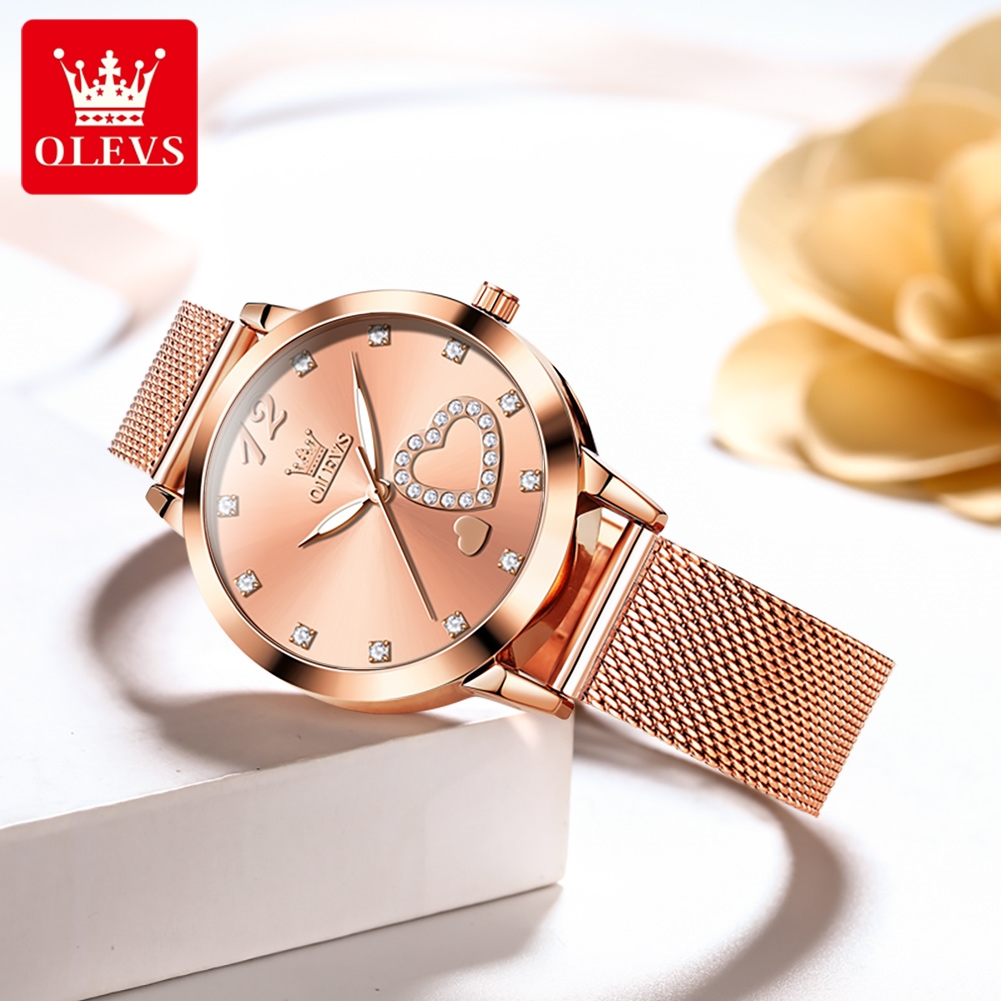 OLEVS 5189 Quarzuhr für Damen, – Mesh Stainless Strap Bewertung und Preis