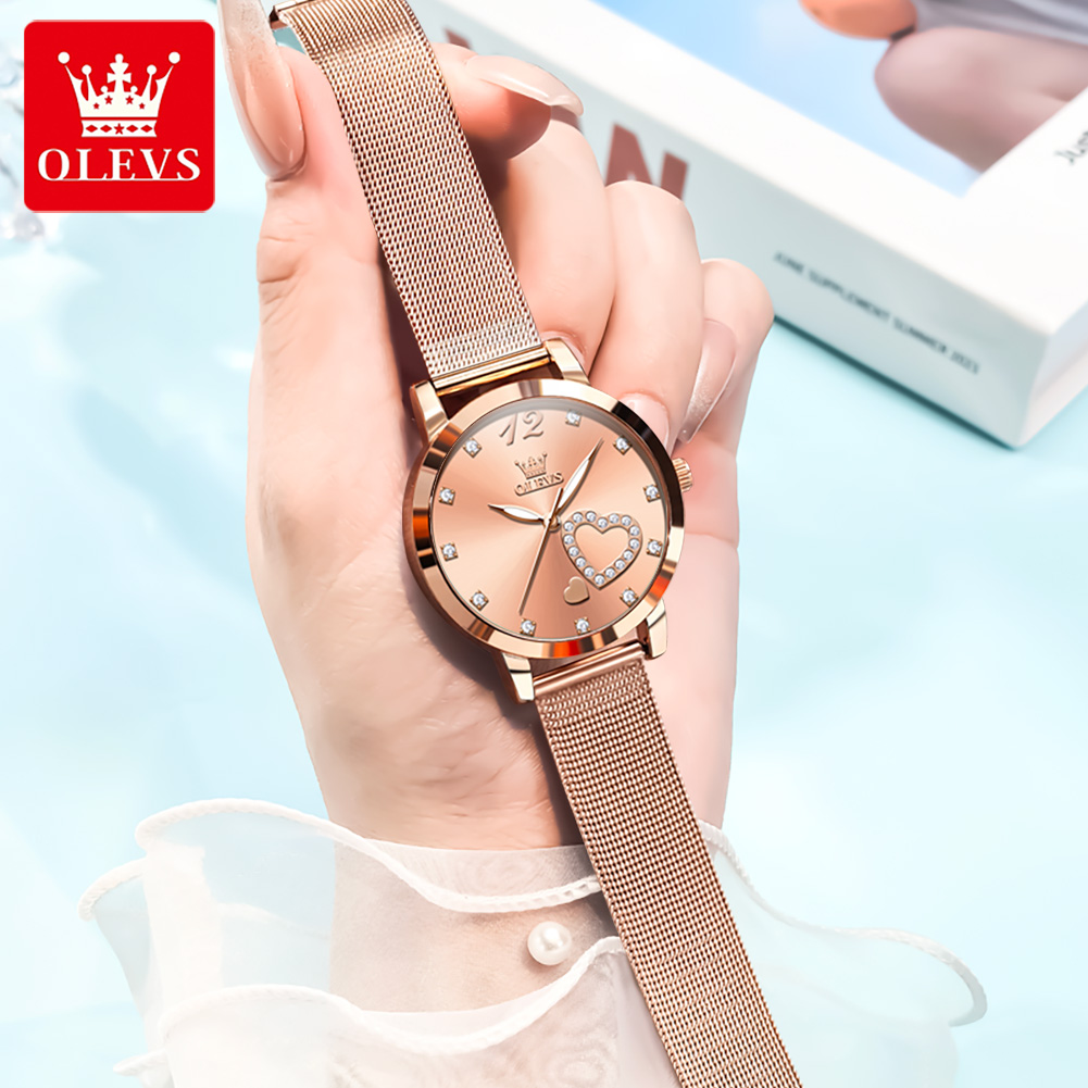 OLEVS 5189 Quarzuhr für Damen, – Mesh Stainless Strap Bewertung und Preis