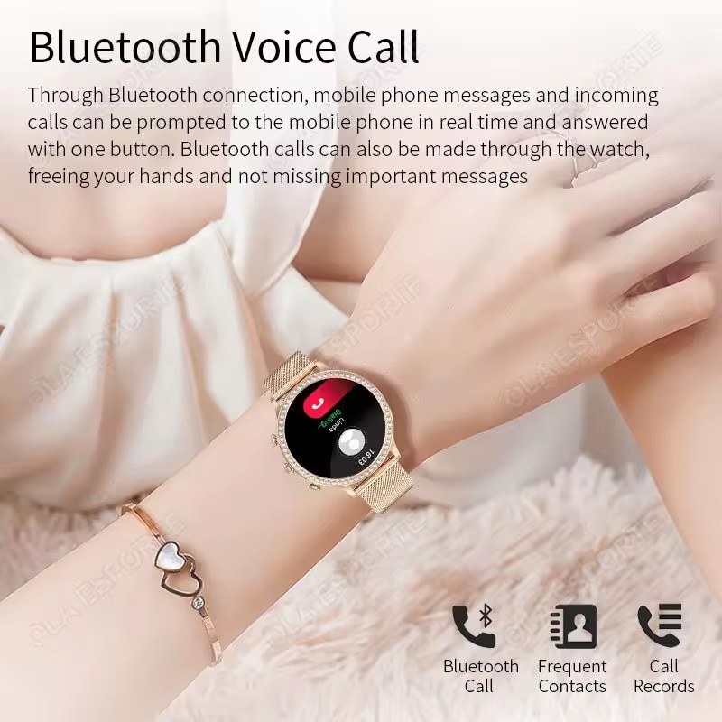 Elegante Damen-Smartwatch mit  – Smartwatch Health Watches For Women Bewertung und Preis