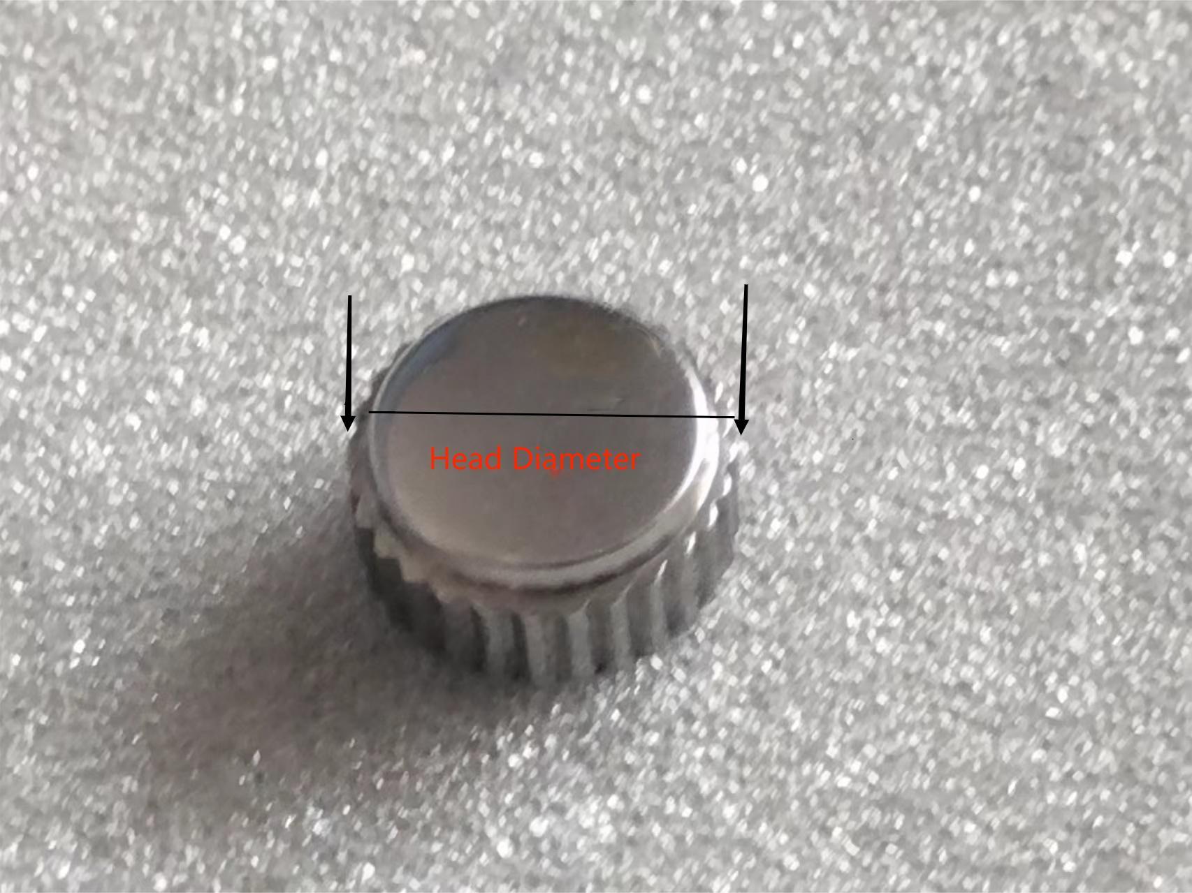1 Stück silberfarbene Stahl-Uh – Watch Crown Pusher Bewertung und Preis